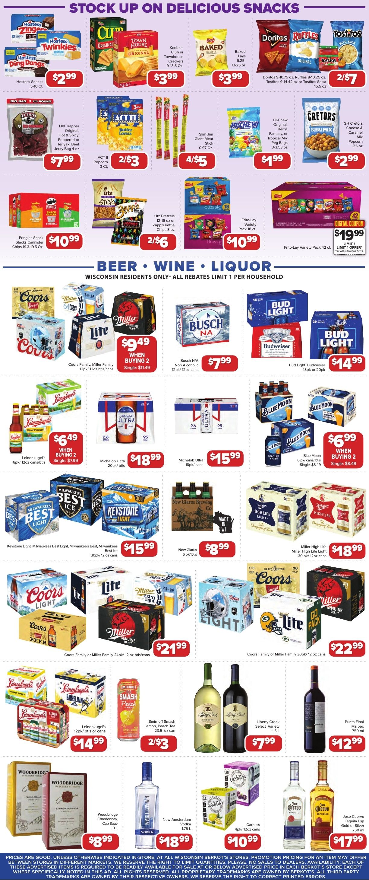 Berkot's Super Foods (Twin Lakes, WI) Weekly Ad August 6 - 12, 2026