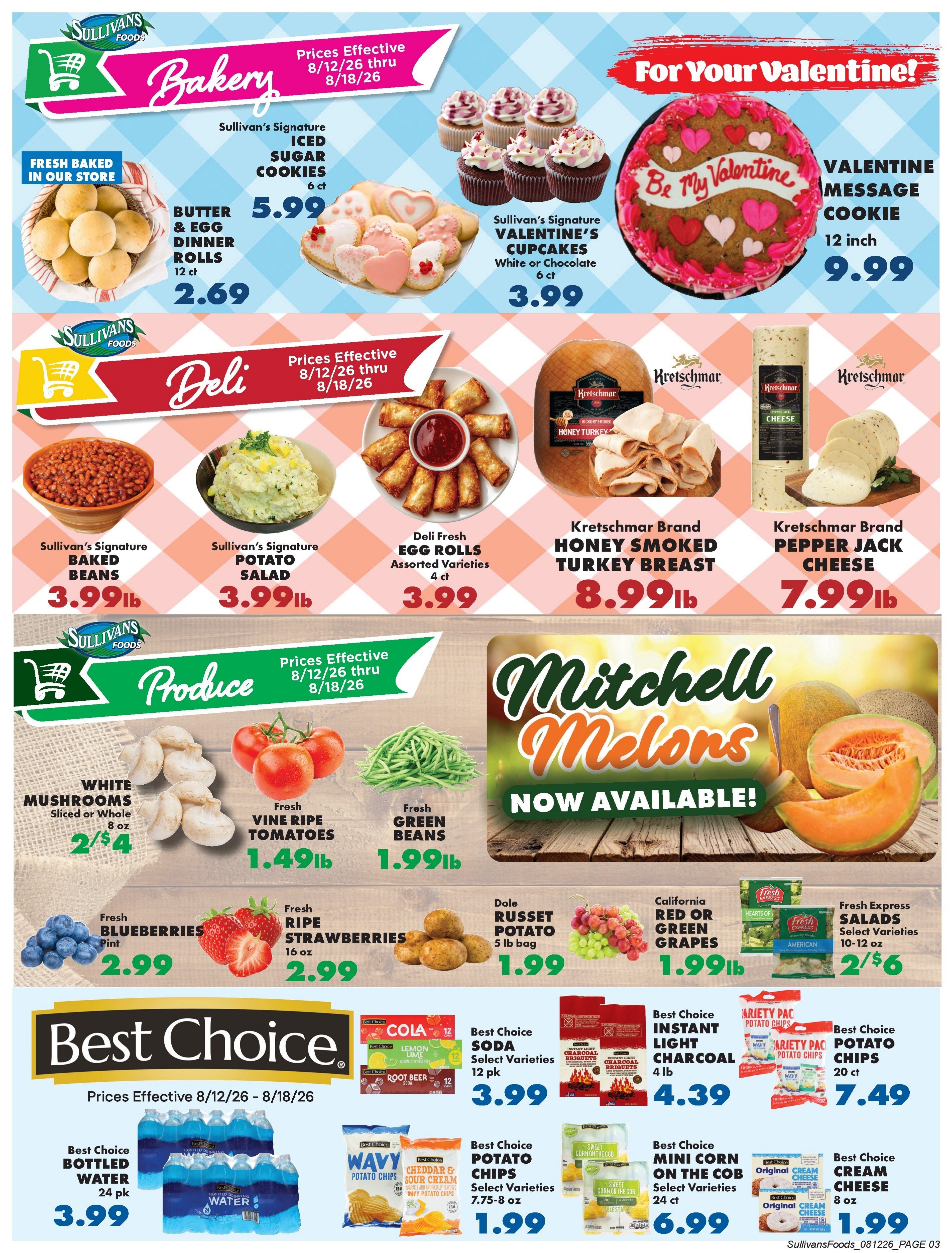 Sullivan's Foods Weekly Ad August 12 - 18, 2026