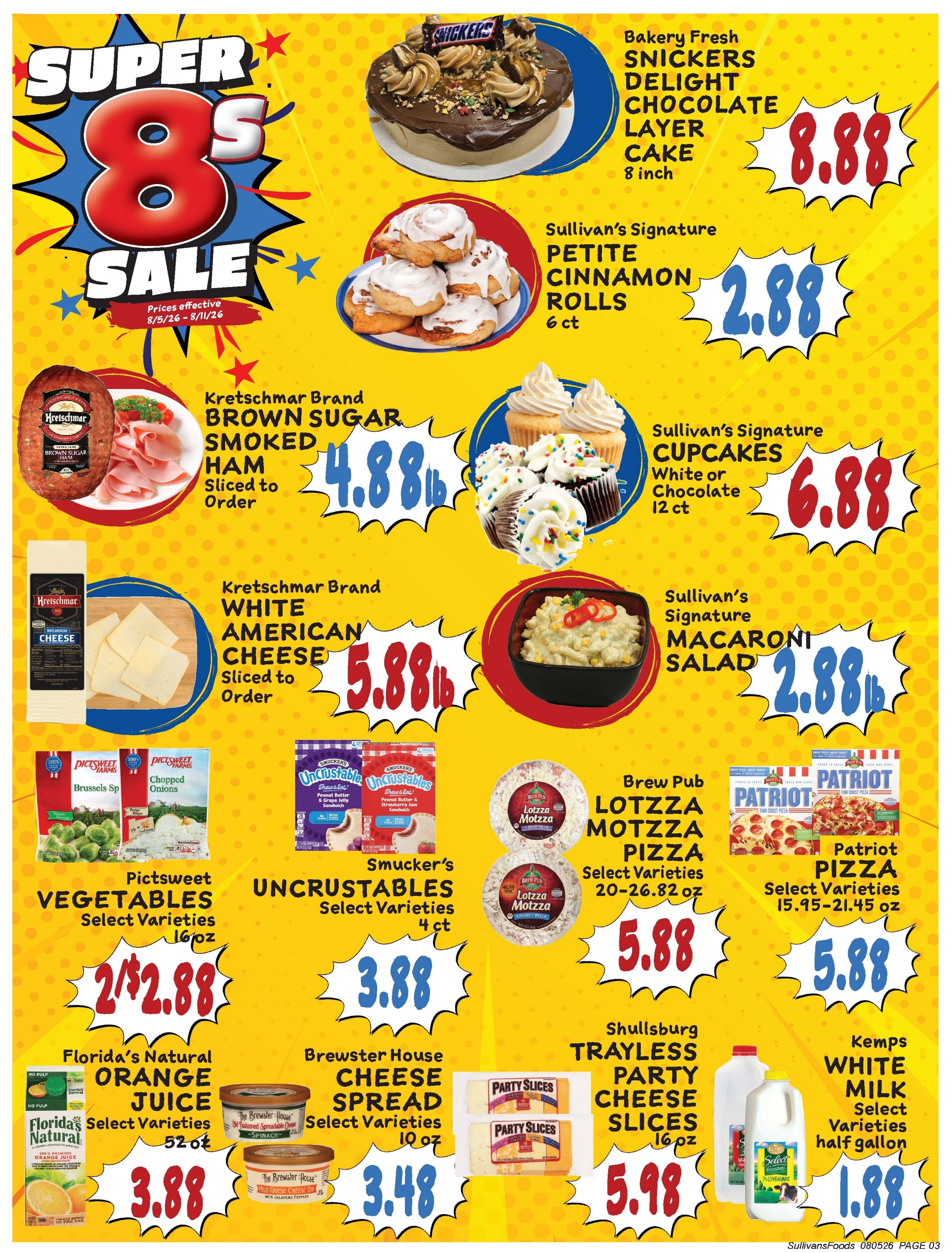 Sullivan's Foods (Freeport and other locations, IL) Weekly Ad August 5 - 11, 2026