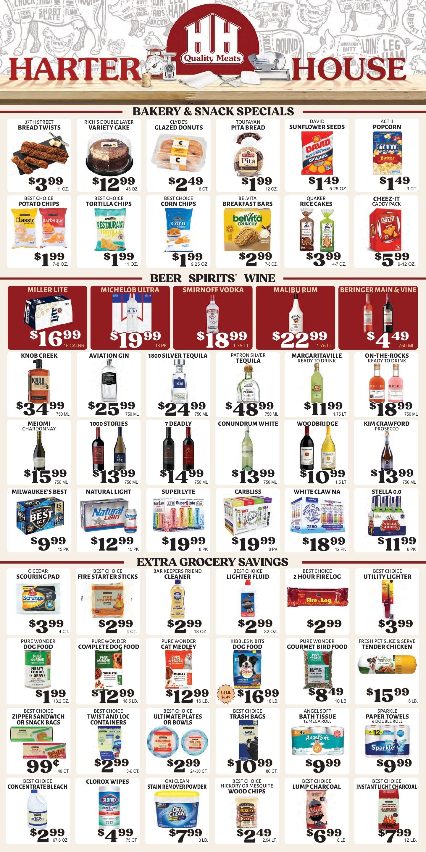 Harter House Weekly Ad August 12 - 18, 2026