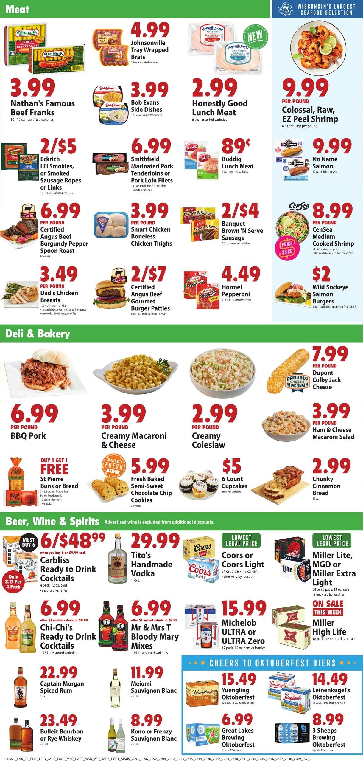 Festival Foods (Eau Claire Area, WI) Weekly Ad (promoted) Weekly Ad August 12 - 18, 2026
