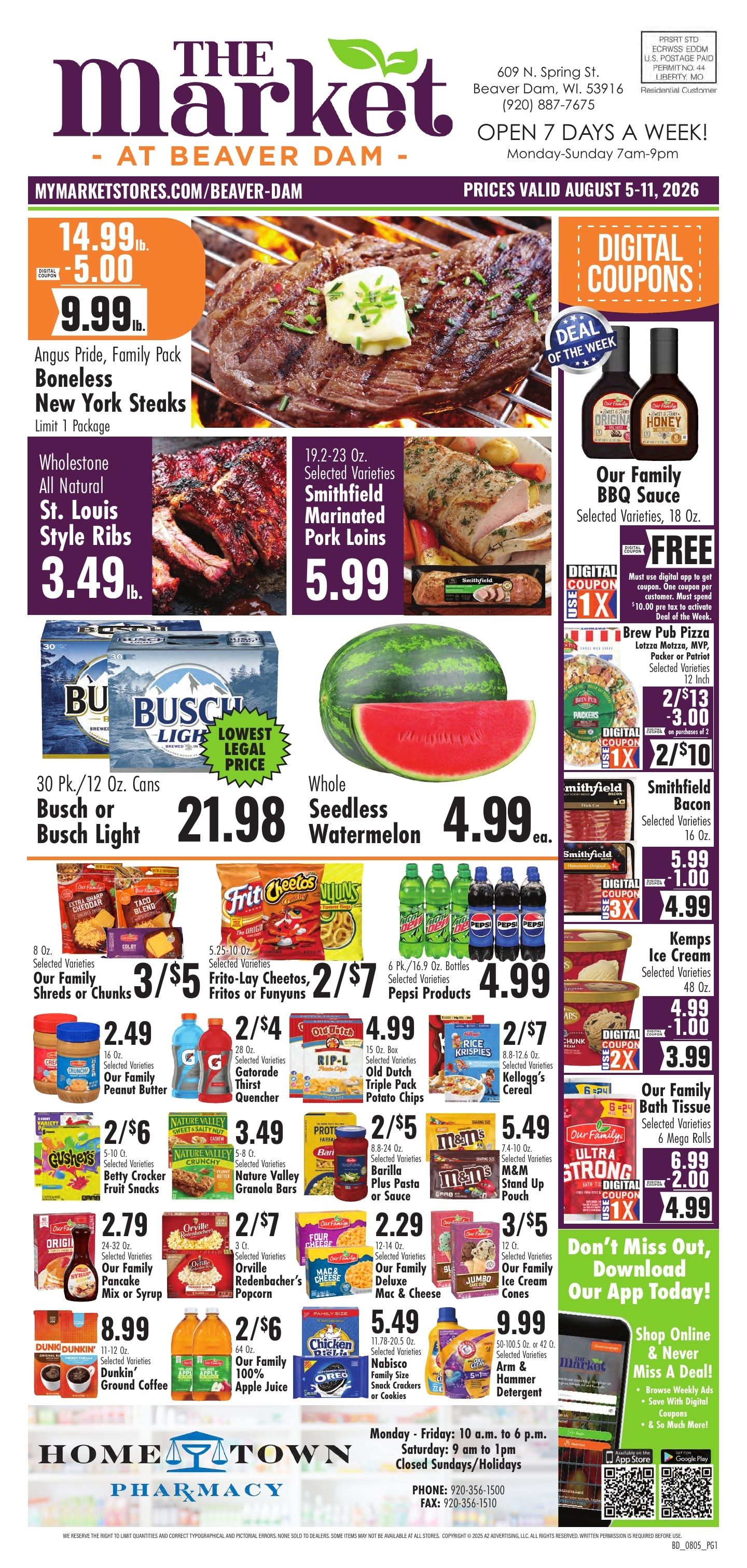 The Market at Beaver Dam Weekly Ad August 5 - 11, 2026
