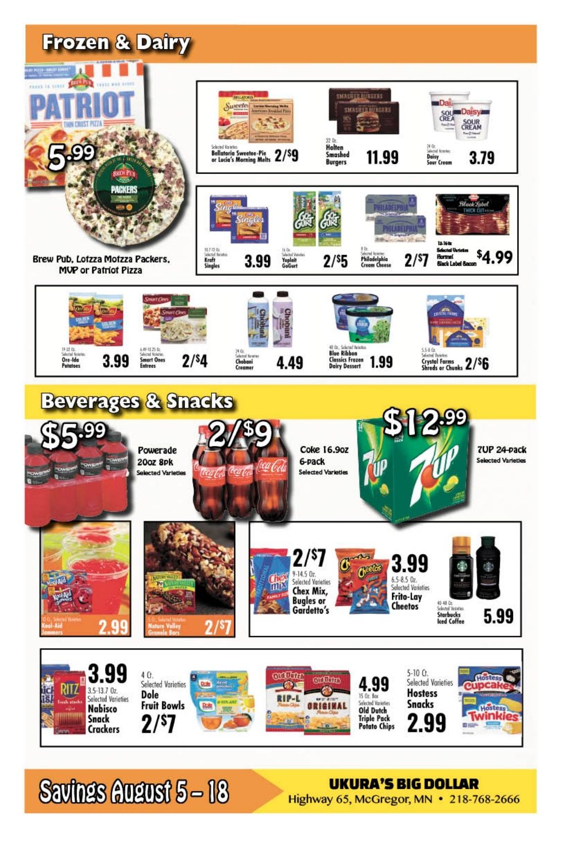 The Market at McGregor Weekly Ad August 5 - 18, 2026