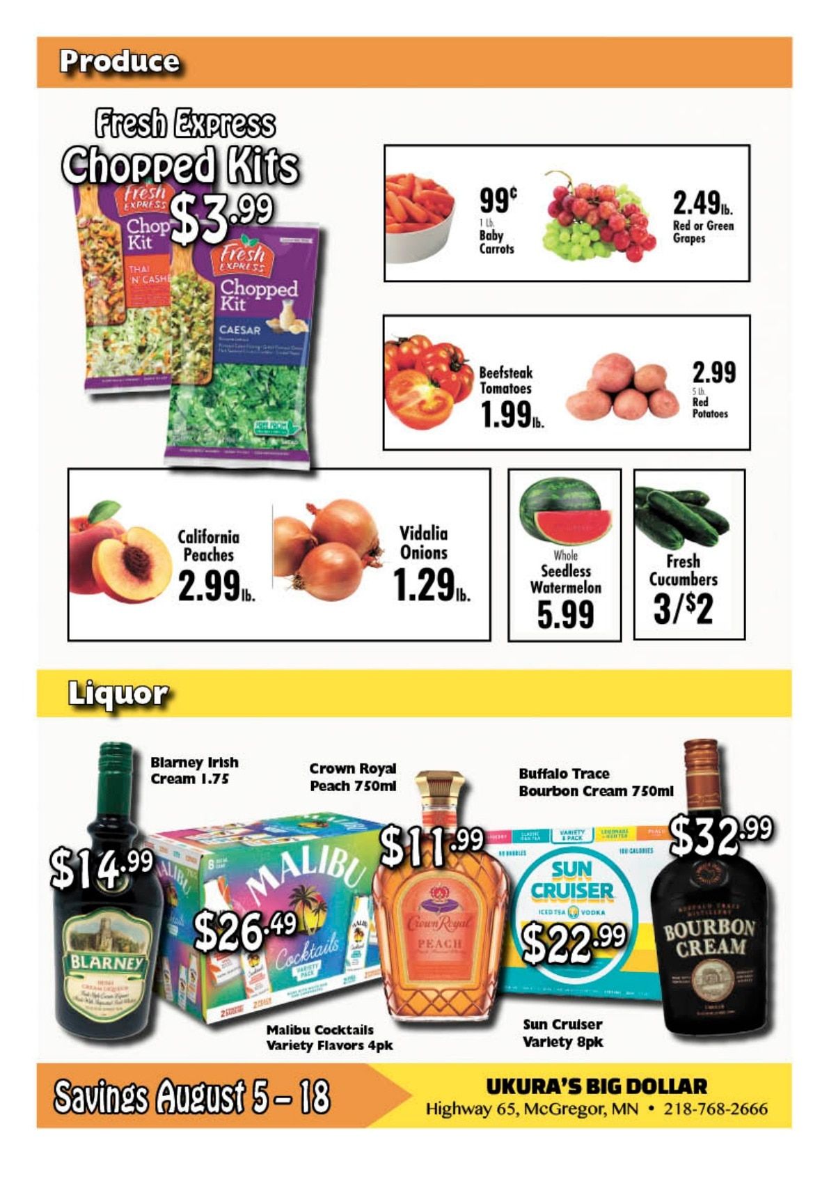 The Market at McGregor Weekly Ad August 5 - 18, 2026