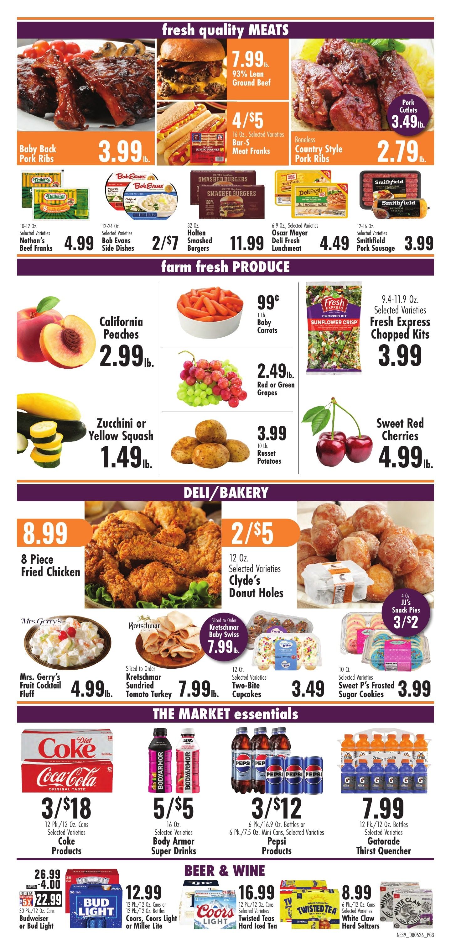 The Market at Sidney Weekly Ad August 5 - 11, 2026