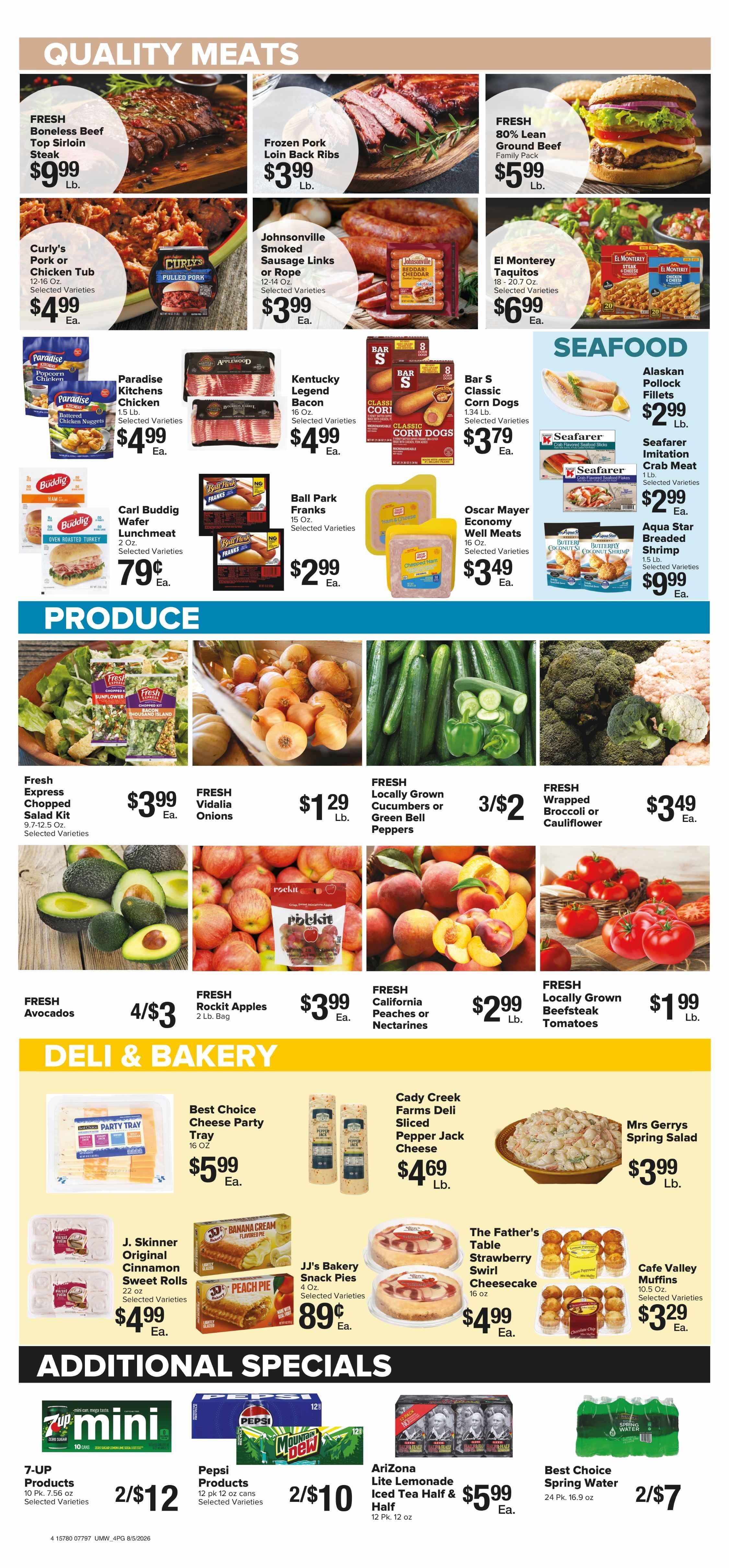 Island Market Weekly Ad August 5 - 11, 2026