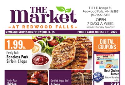 The Market at Redwood Falls Weekly Ad August 5 - 11, 2026
