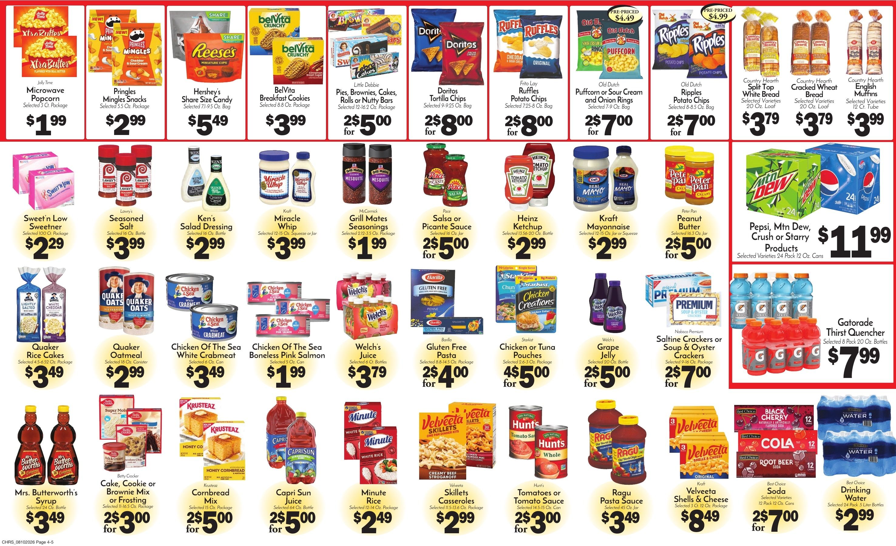 Chris' Food Center Weekly Ad August 10 - 16, 2026