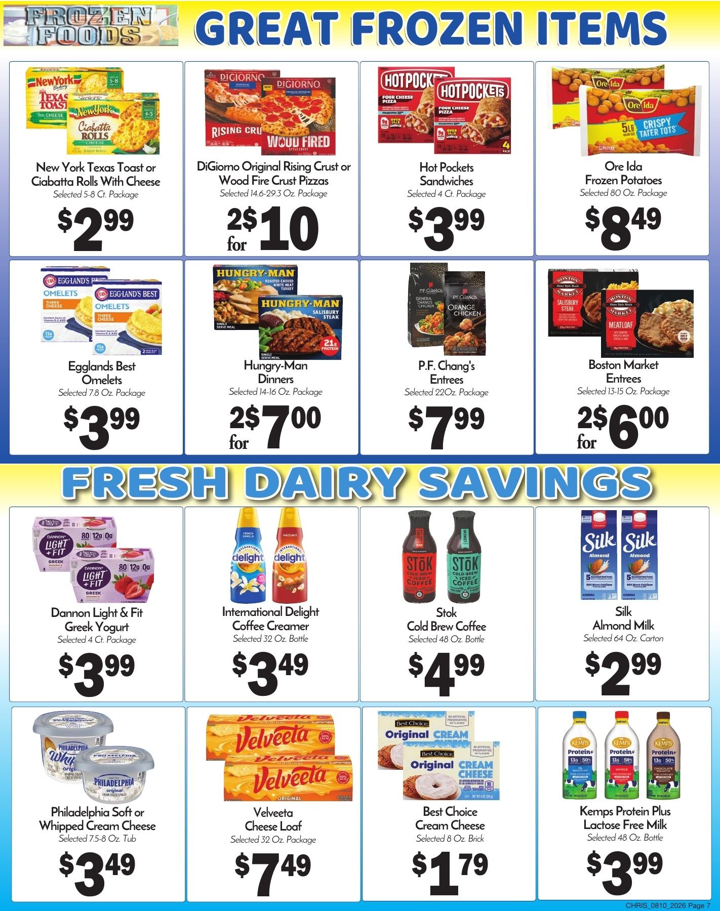 Chris' Food Center Weekly Ad August 10 - 16, 2026