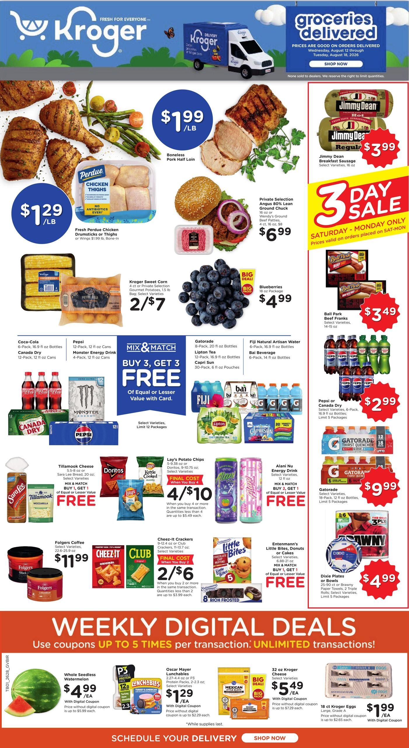 Kroger (Tuscaloosa–Birmingham Area, AL) Ocado FC04 Weekly Ad August 12 - 18, 2026