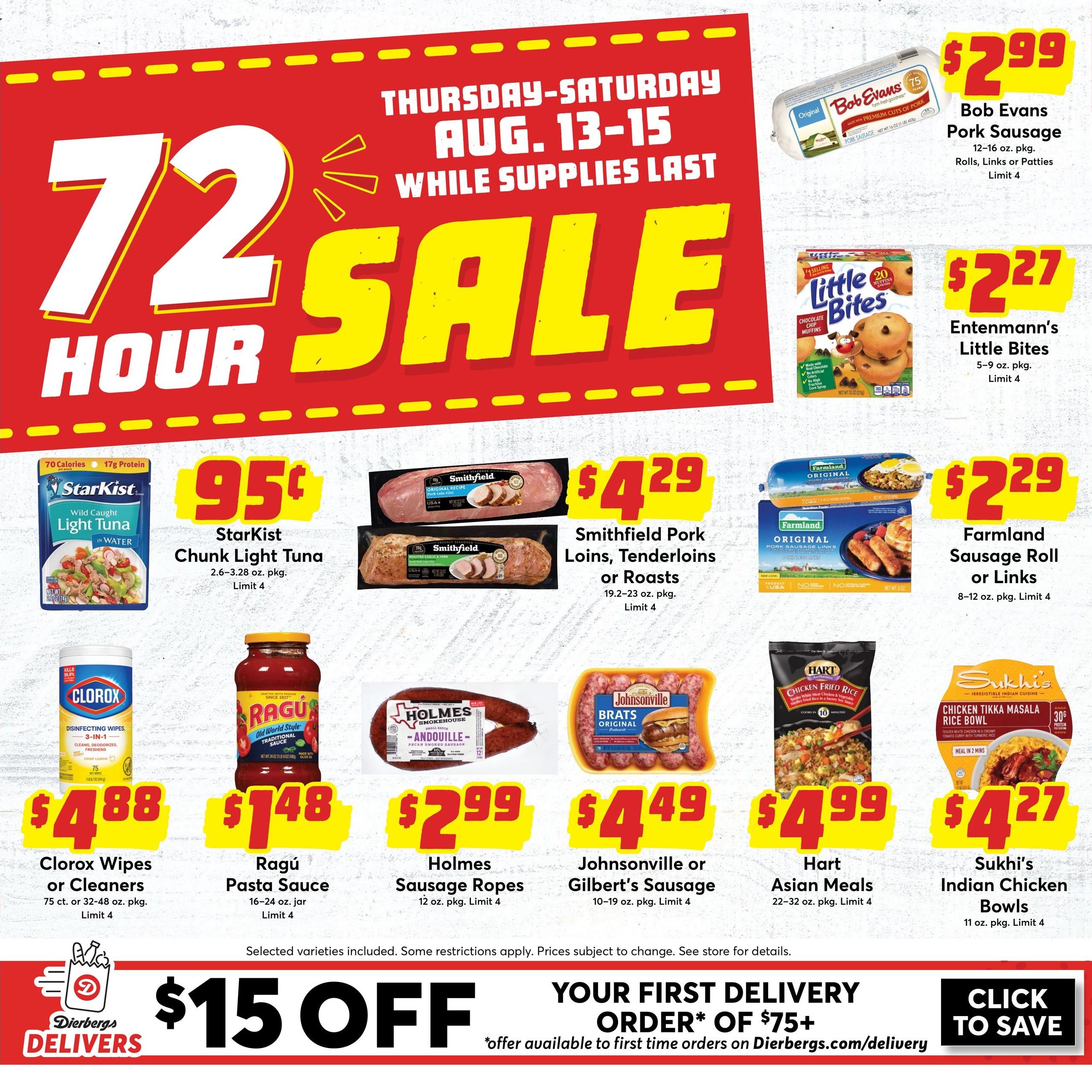 Dierbergs (Jefferson City–Saint Thomas Area, MO) Weekly Ad August 11 - 17, 2026