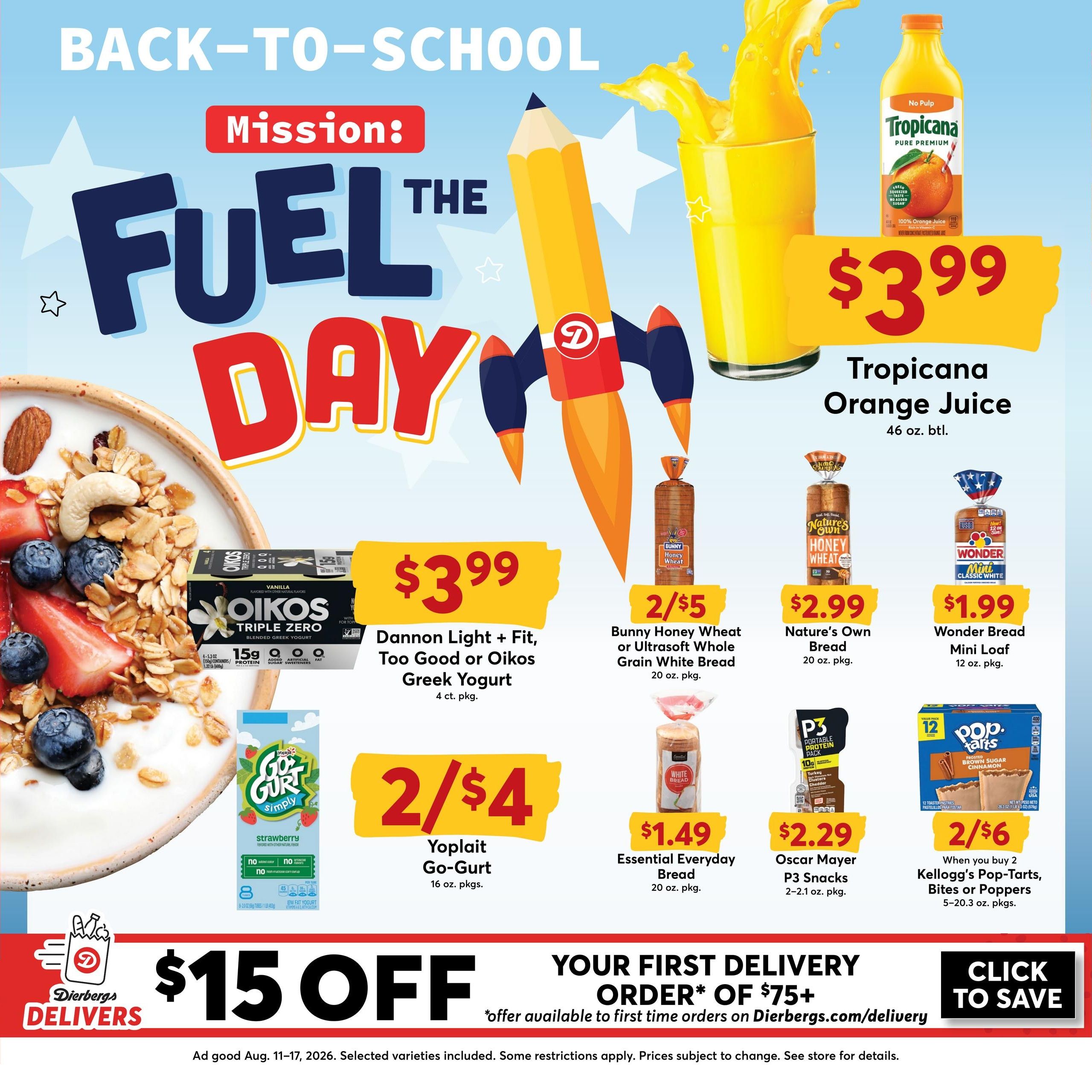 Dierbergs (Jefferson City–Saint Thomas Area, MO) Weekly Ad August 11 - 17, 2026