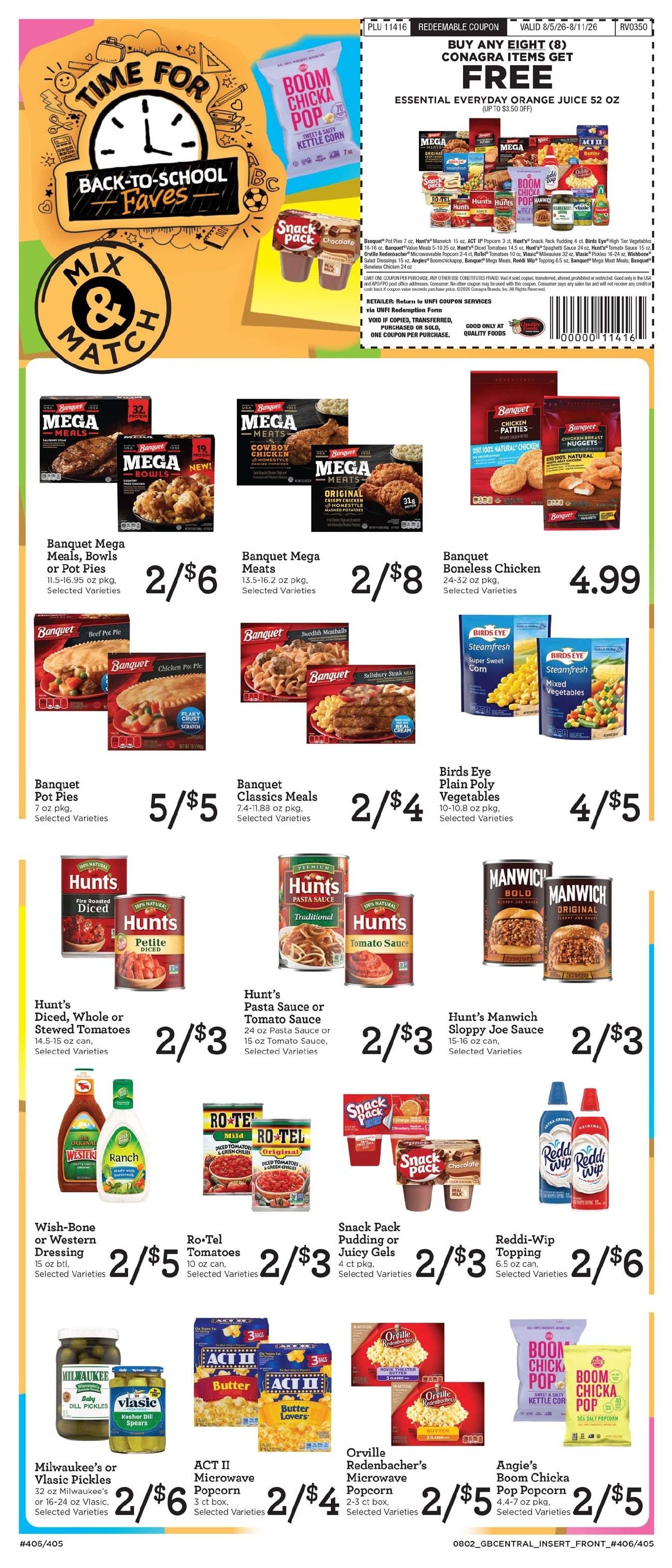 Quality Foods Wisconsin Rapids Weekly Ad August 5 - 11, 2026