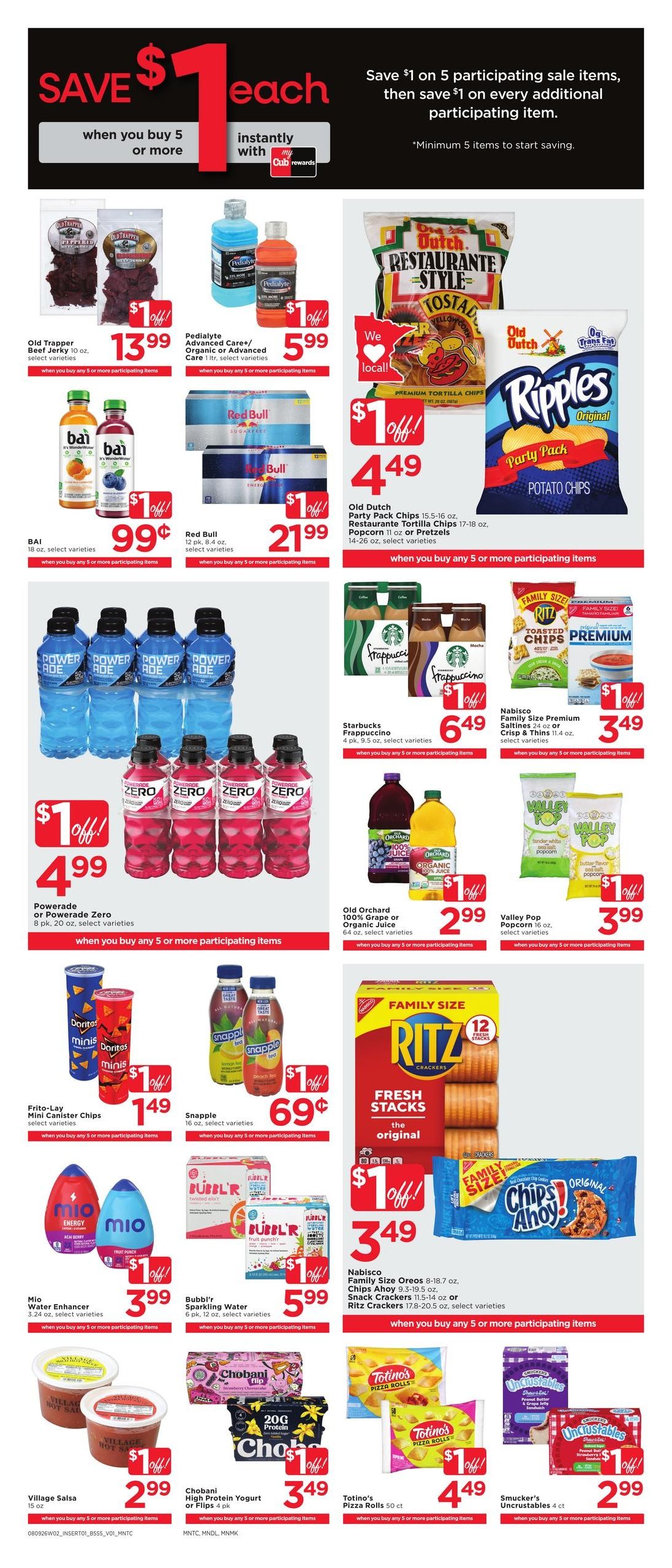 Cub Foods (Rochester–Madelia Area, MN) Weekly Savings Weekly Ad August 9 - 15, 2026