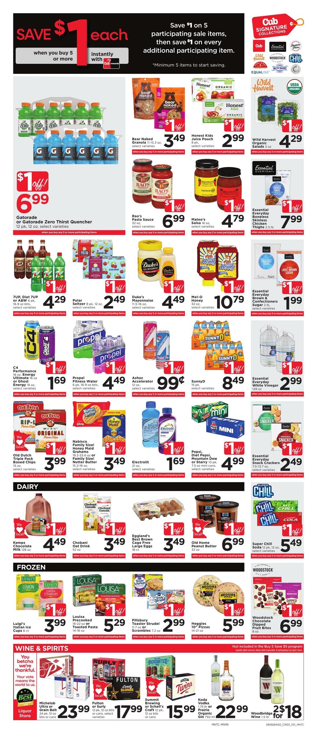 Cub Foods (MN) Weekly Savings Weekly Ad August 9 - 15, 2026