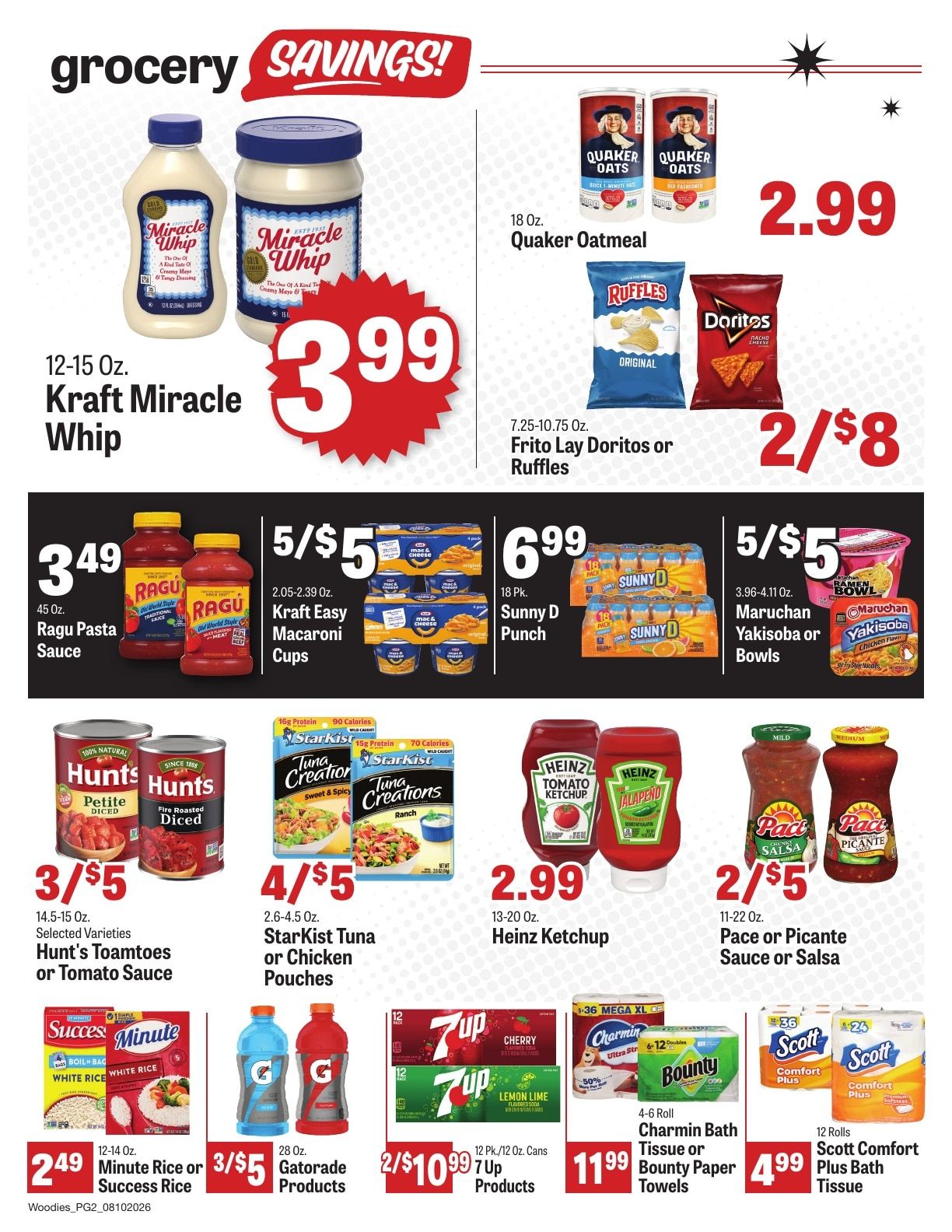 Woodie's Supermarket Weekly Ad August 10 - 16, 2026