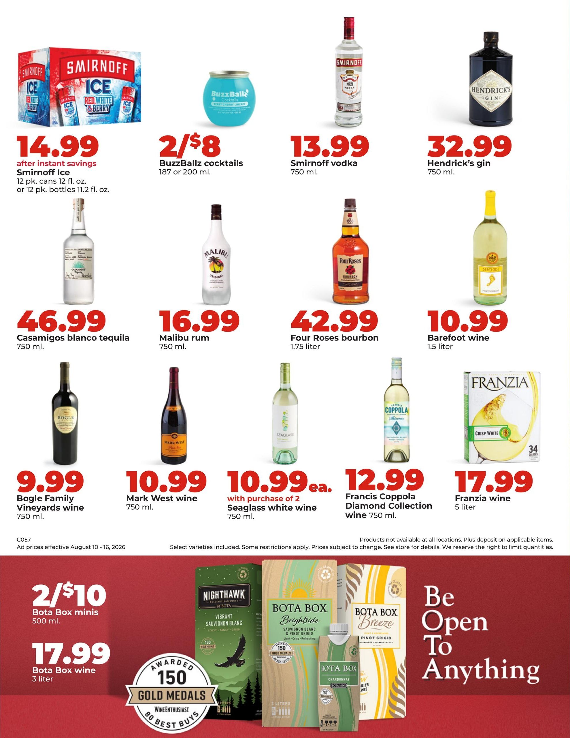 Hy-Vee (Spencer–Hull Area, IA) Weekly Ad August 10 - 16, 2026