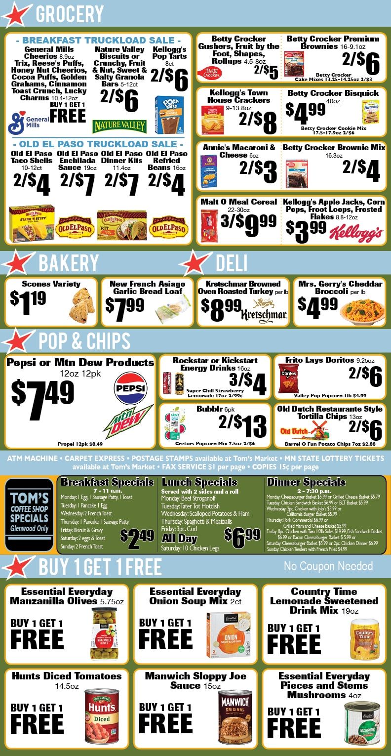 Tom's Food Market Weekly Ad August 10 - 15, 2026