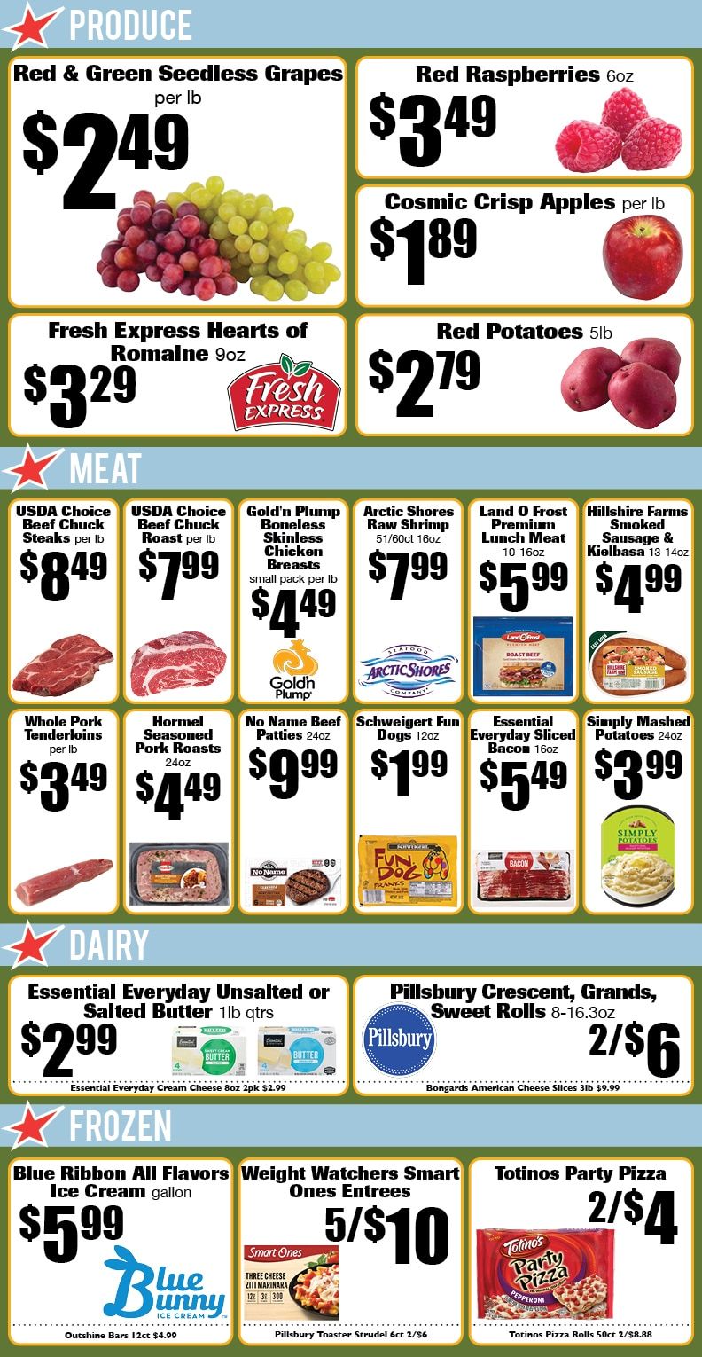Tom's Food Market Weekly Ad August 10 - 15, 2026