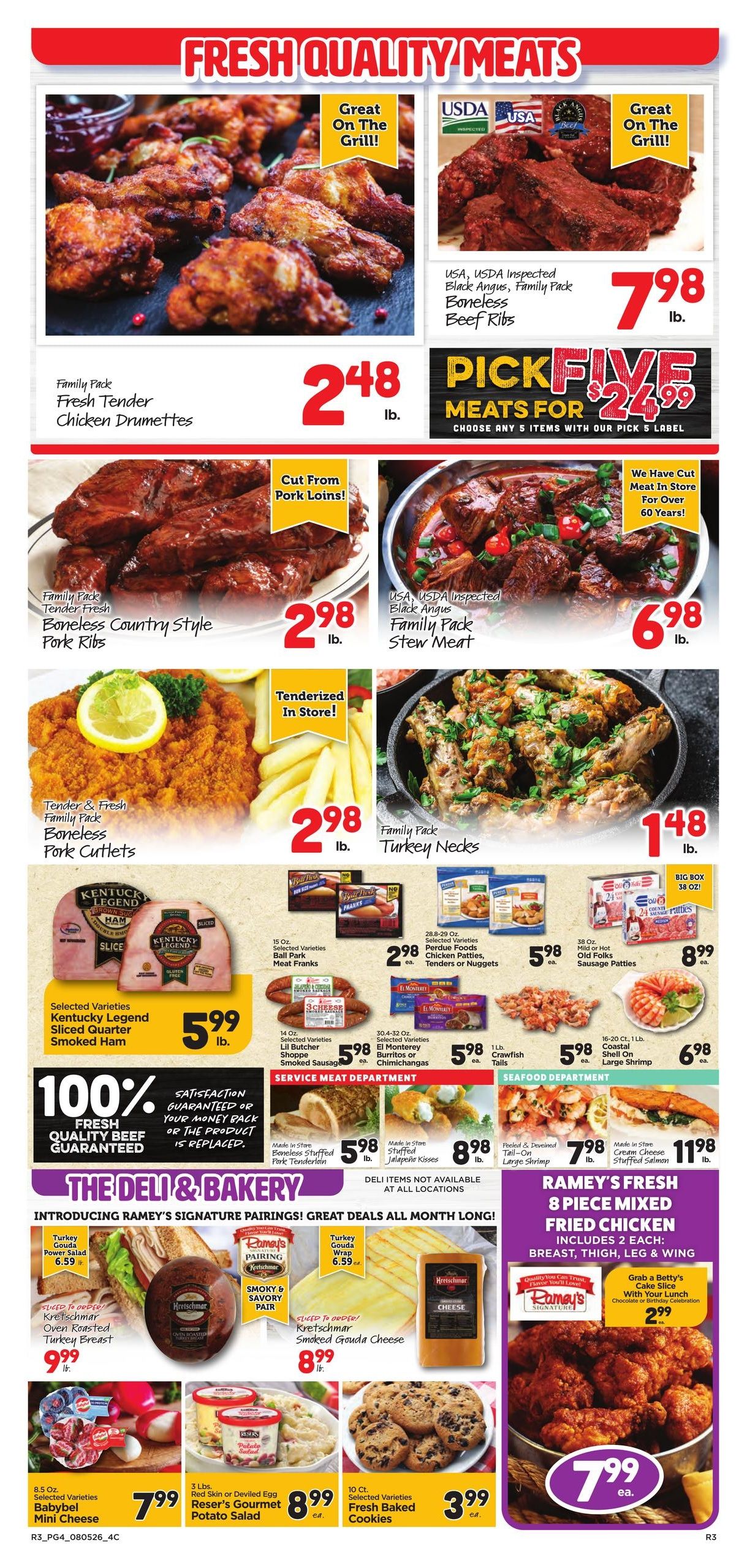 Ramey's (Brandon–Ridgeland Area, MS) Weekly Ad August 5 - 11, 2026