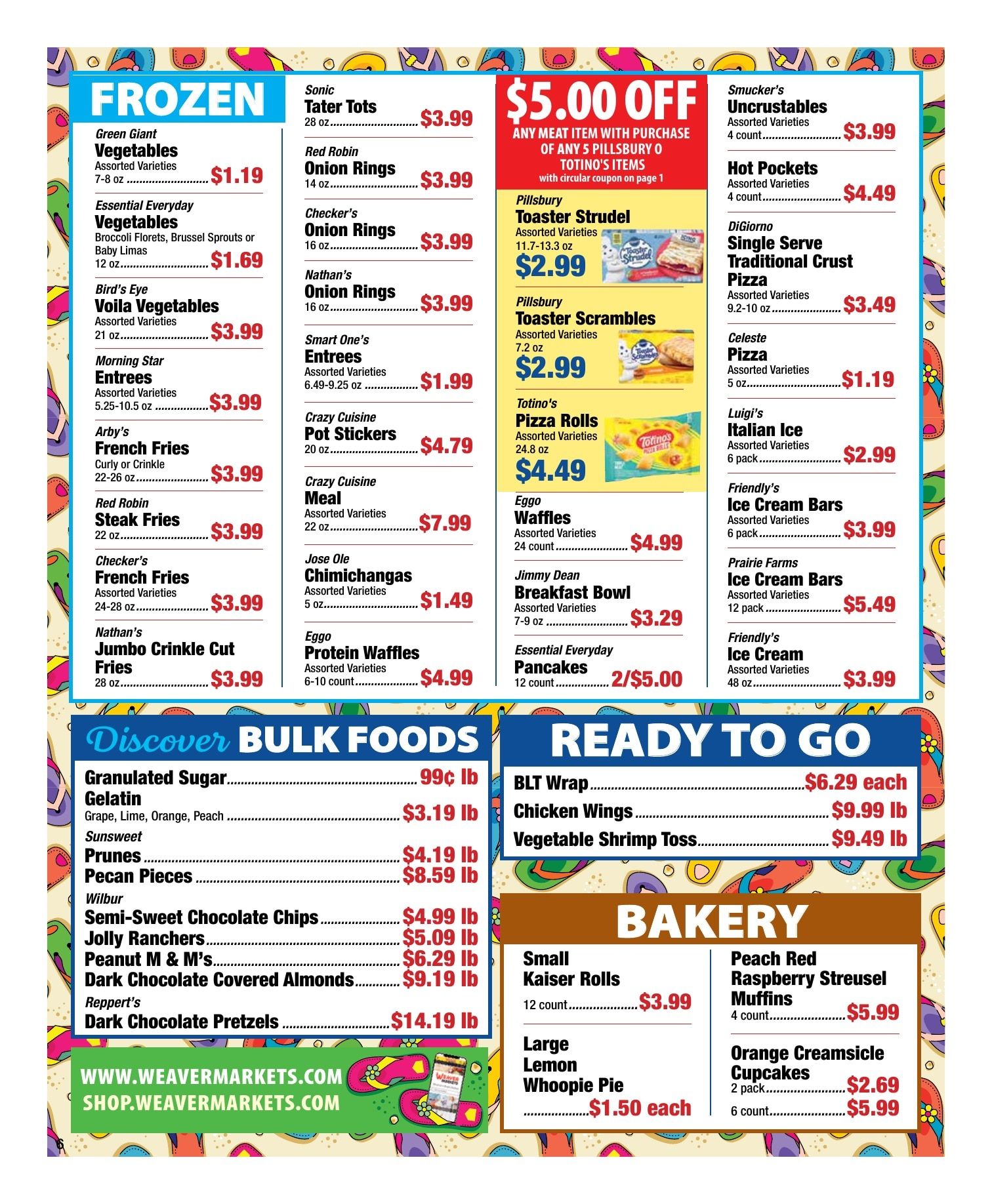 Weaver Markets Weekly Ad August 10 - 15, 2026