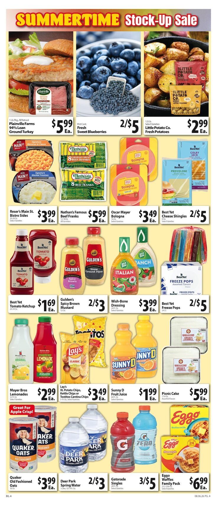 Martino's BI-LO Weekly Ad August 7 - 13, 2026