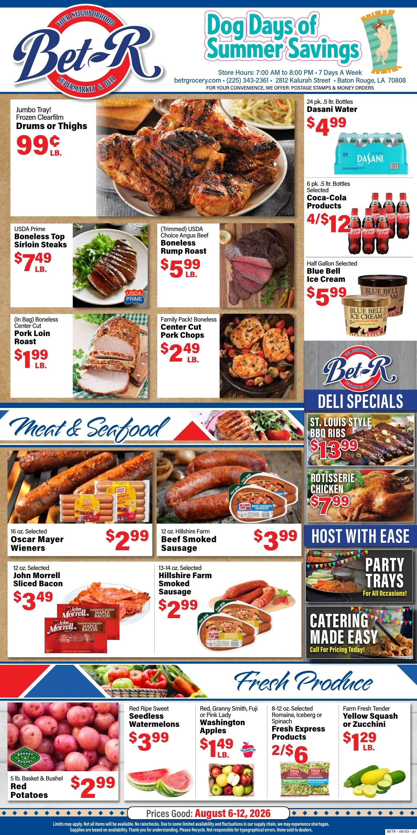 Bet-R Store Weekly Ad August 6 - 12, 2026