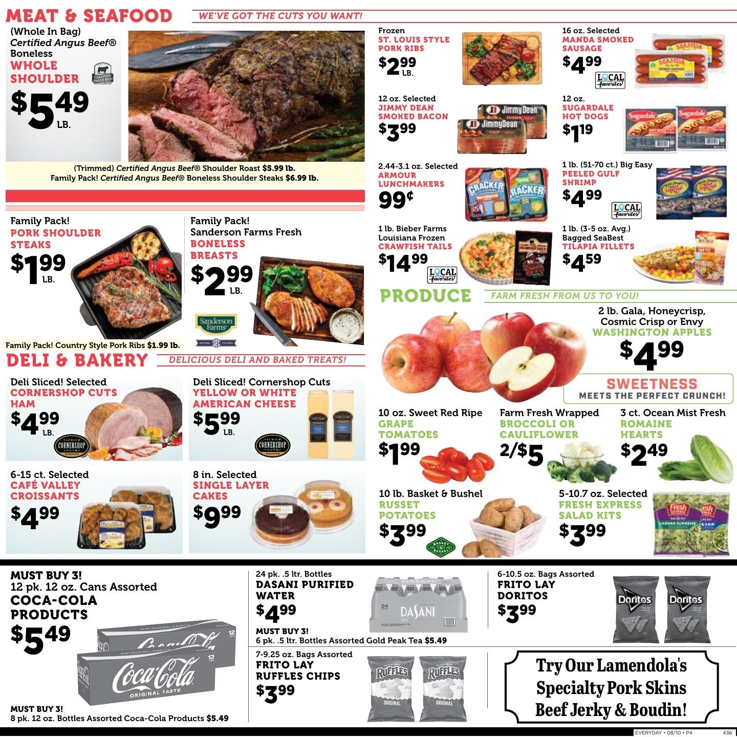Lamendola's Supermarket Weekly Ad August 11 - 17, 2026