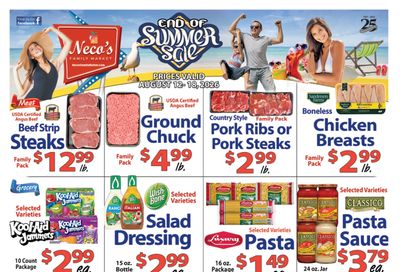 Neco's Family Market Weekly Ad August 12 - 18, 2026