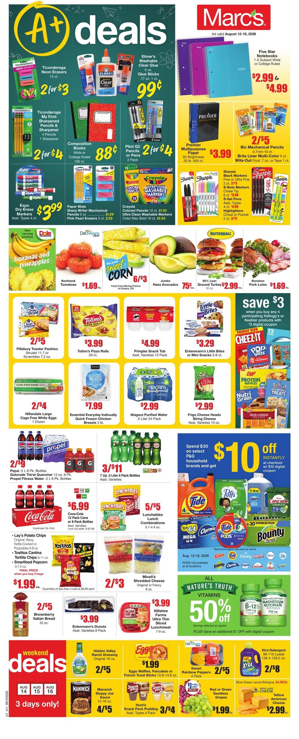 Marc's (Cleveland Area, OH) Weekly Ad August 12 - 18, 2026