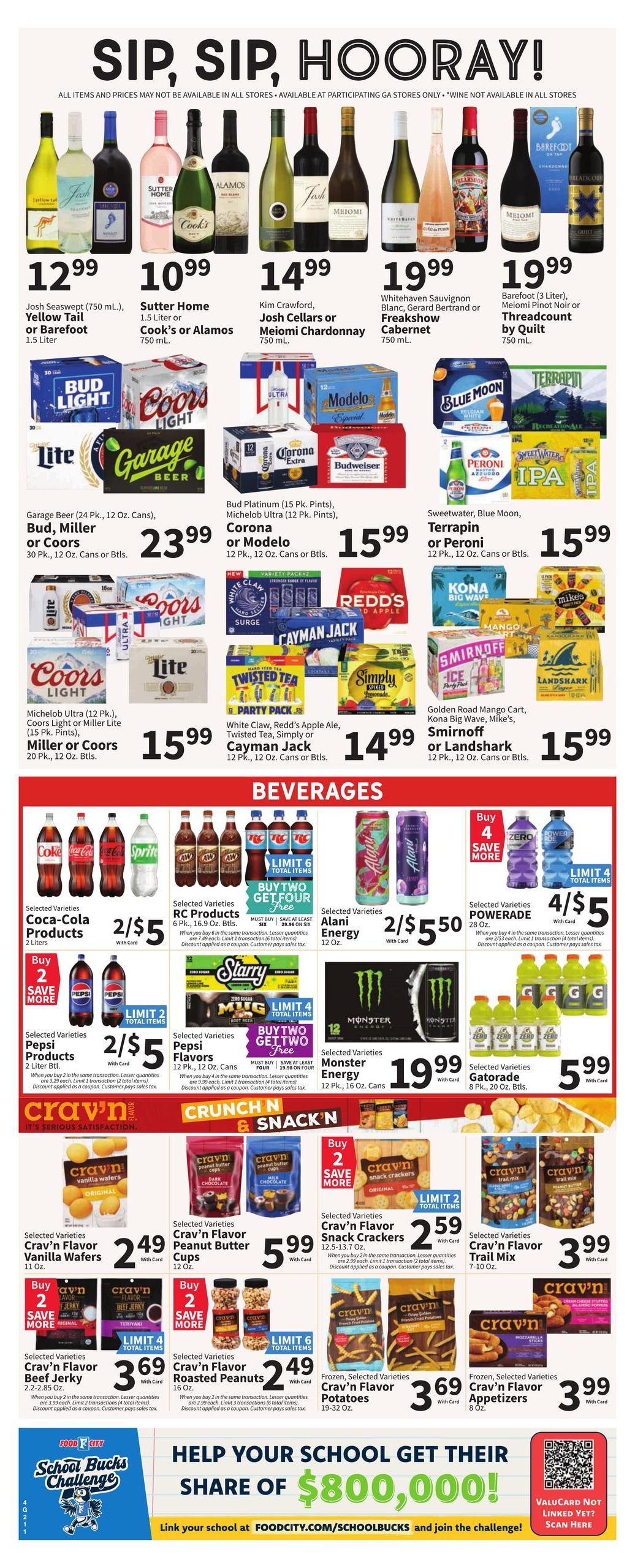 FoodCity (Dalton–Sandy Springs Area, GA) Weekly Ad August 12 - 18, 2026