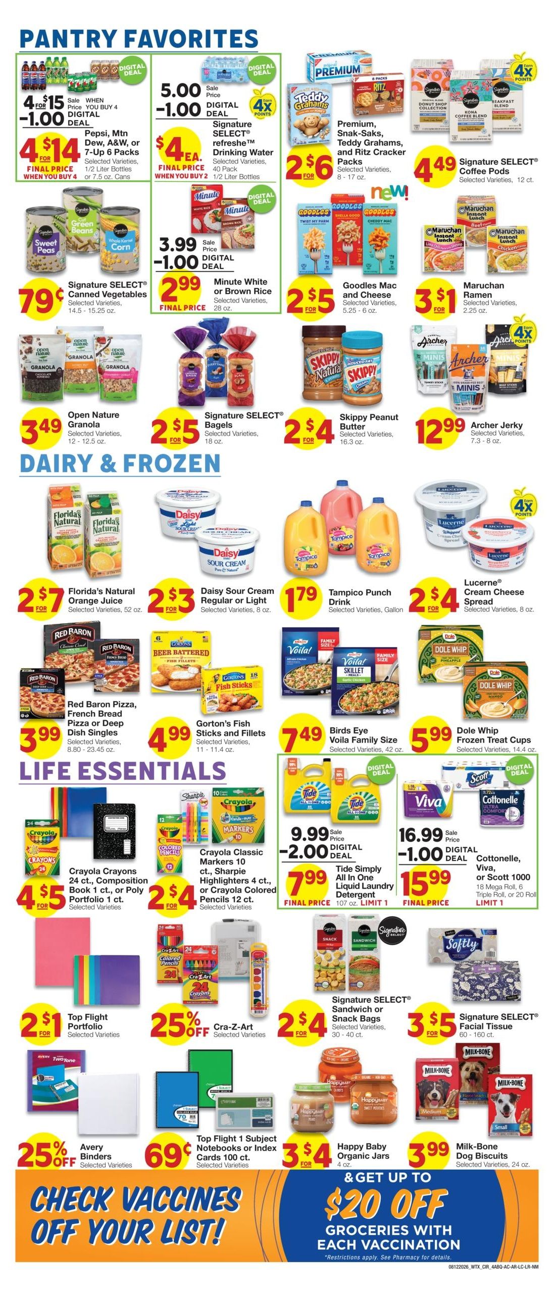 Albertsons Market (NM) Weekly Ad August 12 - 18, 2026