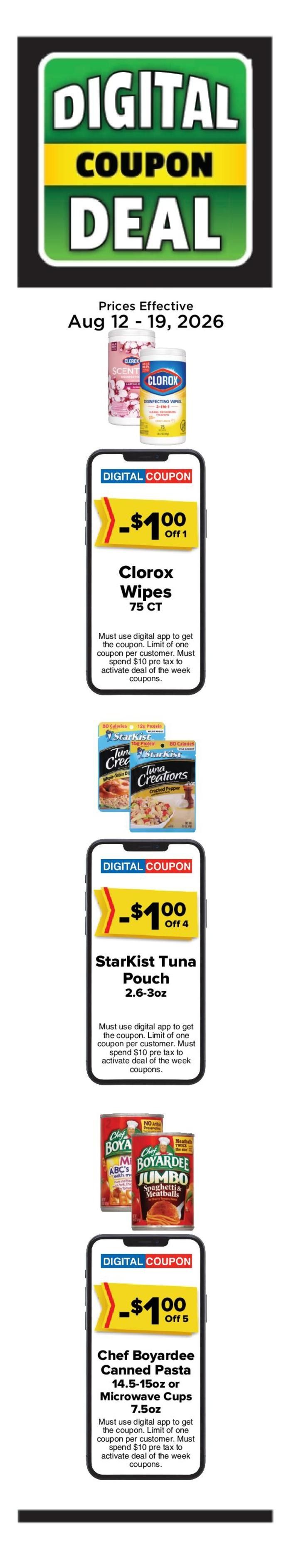 Brothers Market (Cascade, IA) Weekly Ad August 12 - 19, 2026