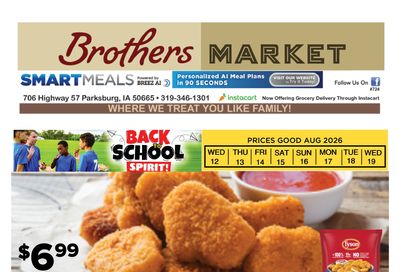 Brothers Market (Parkersburg, IA) Weekly Ad August 12 - 19, 2026