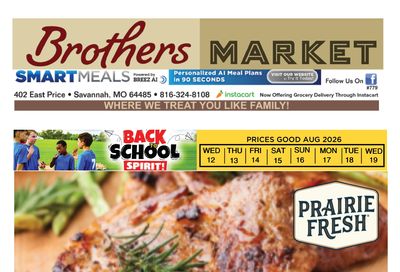 Brothers Market (Savannah, MO) Weekly Ad August 12 - 19, 2026