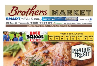 Brothers Market (Tonganoxie, KS) Weekly Ad August 12 - 19, 2026
