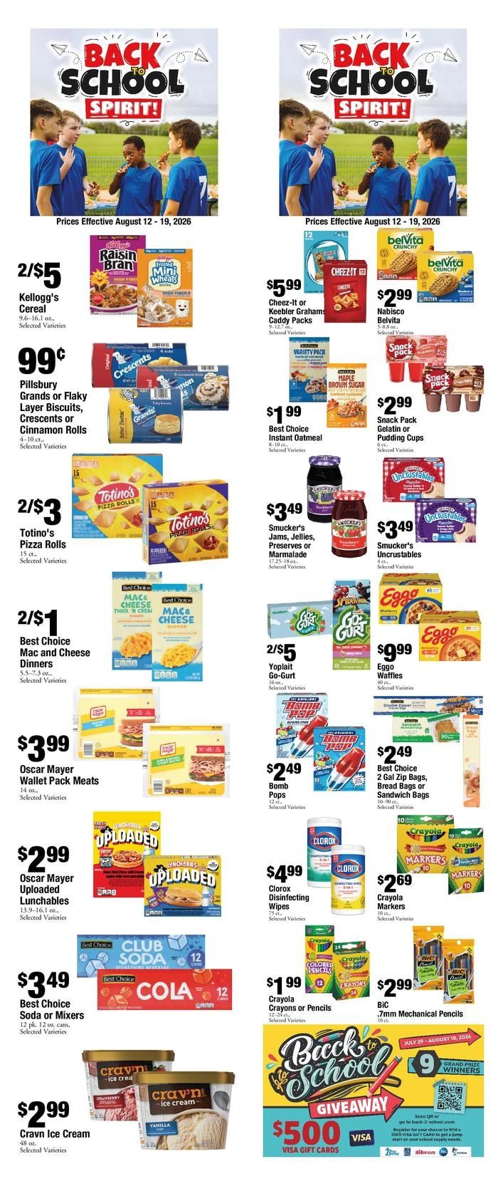 Brothers Market (Tonganoxie, KS) Weekly Ad August 12 - 19, 2026