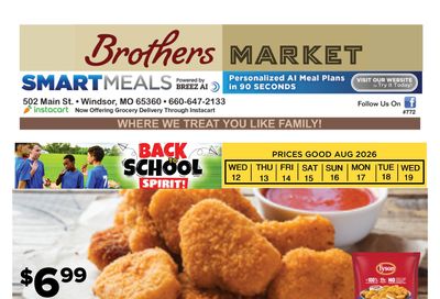 Brothers Market (Windsor, MO) Weekly Ad August 12 - 19, 2026