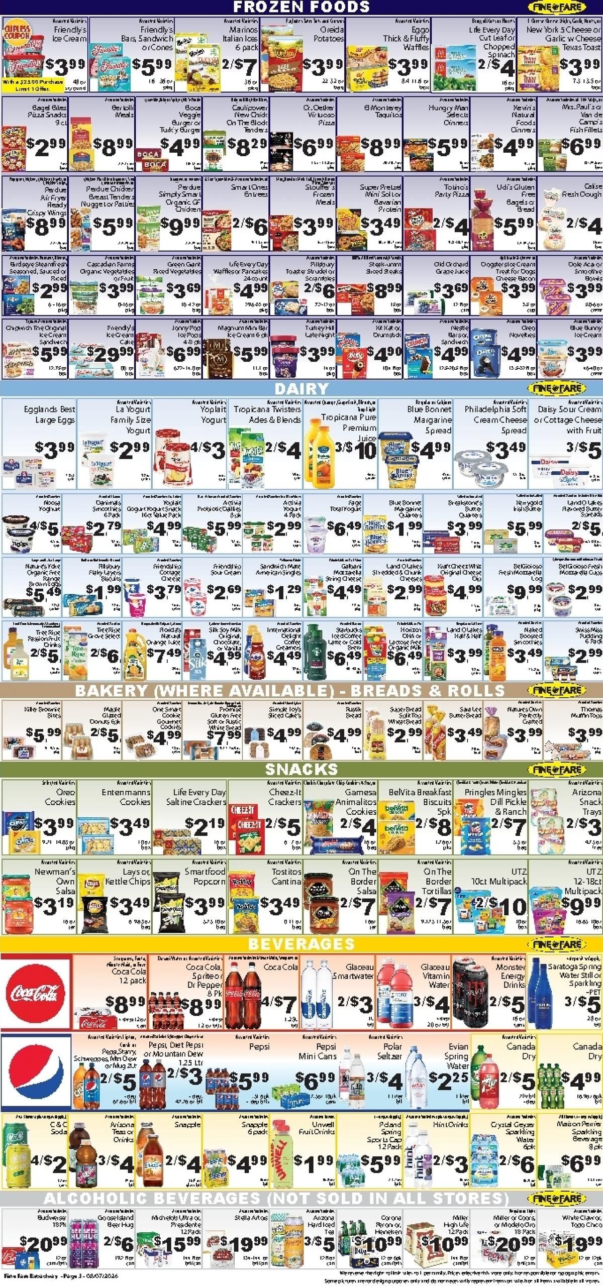 Fine Fare Supermarkets Weekly Ad August 7 - 13, 2026