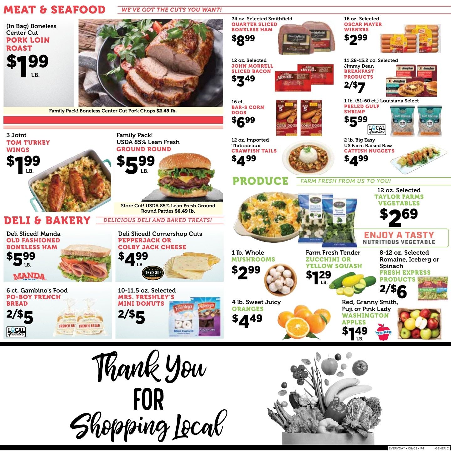 Cade's Market Weekly Ad August 5 - 11, 2026