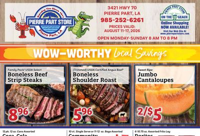 Pierre Part Store Weekly Ad August 11 - 17, 2026