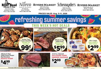 Schexnayder's Supermarket Weekly Ad August 5 - 11, 2026