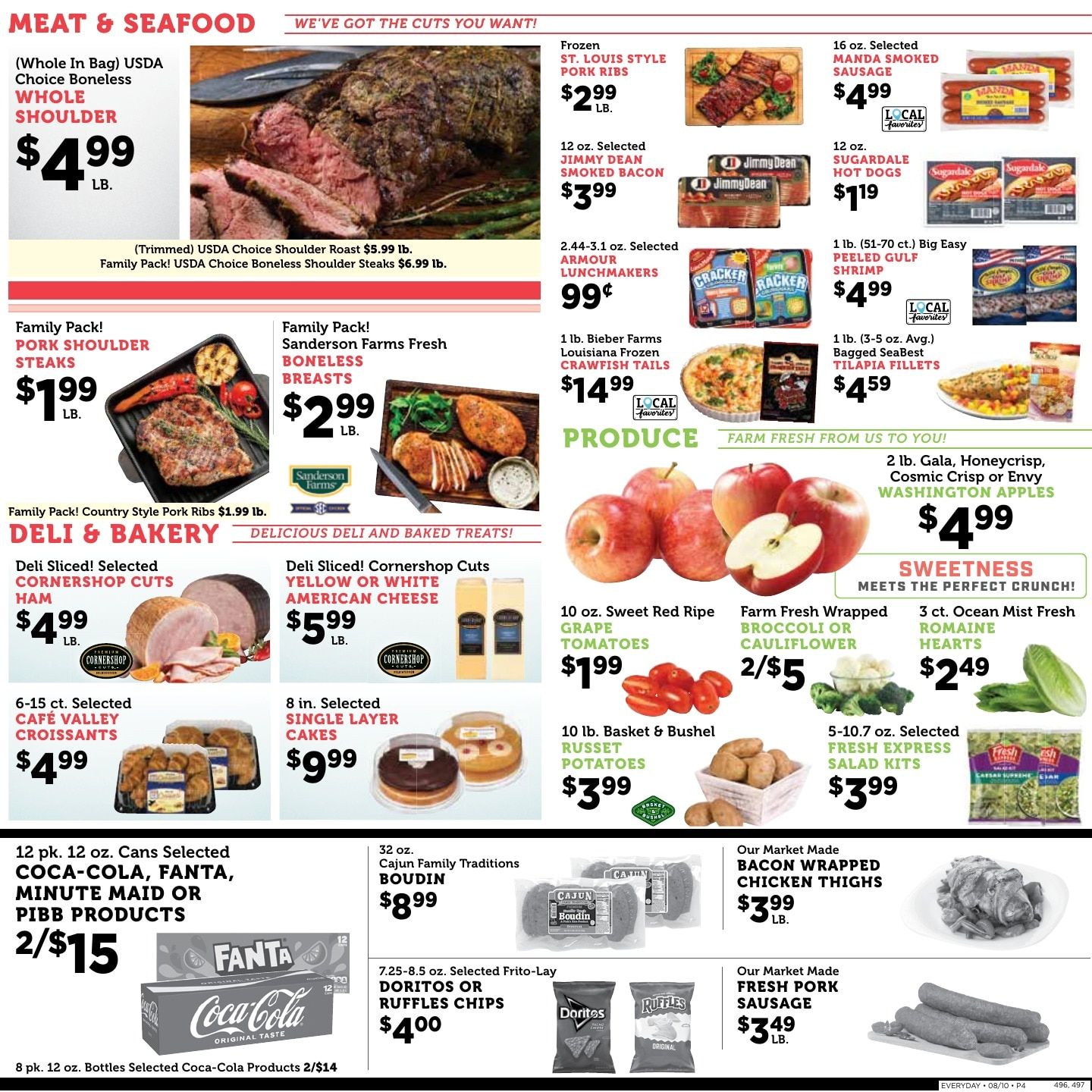 Lydia Food Store Weekly Ad August 10 - 16, 2026
