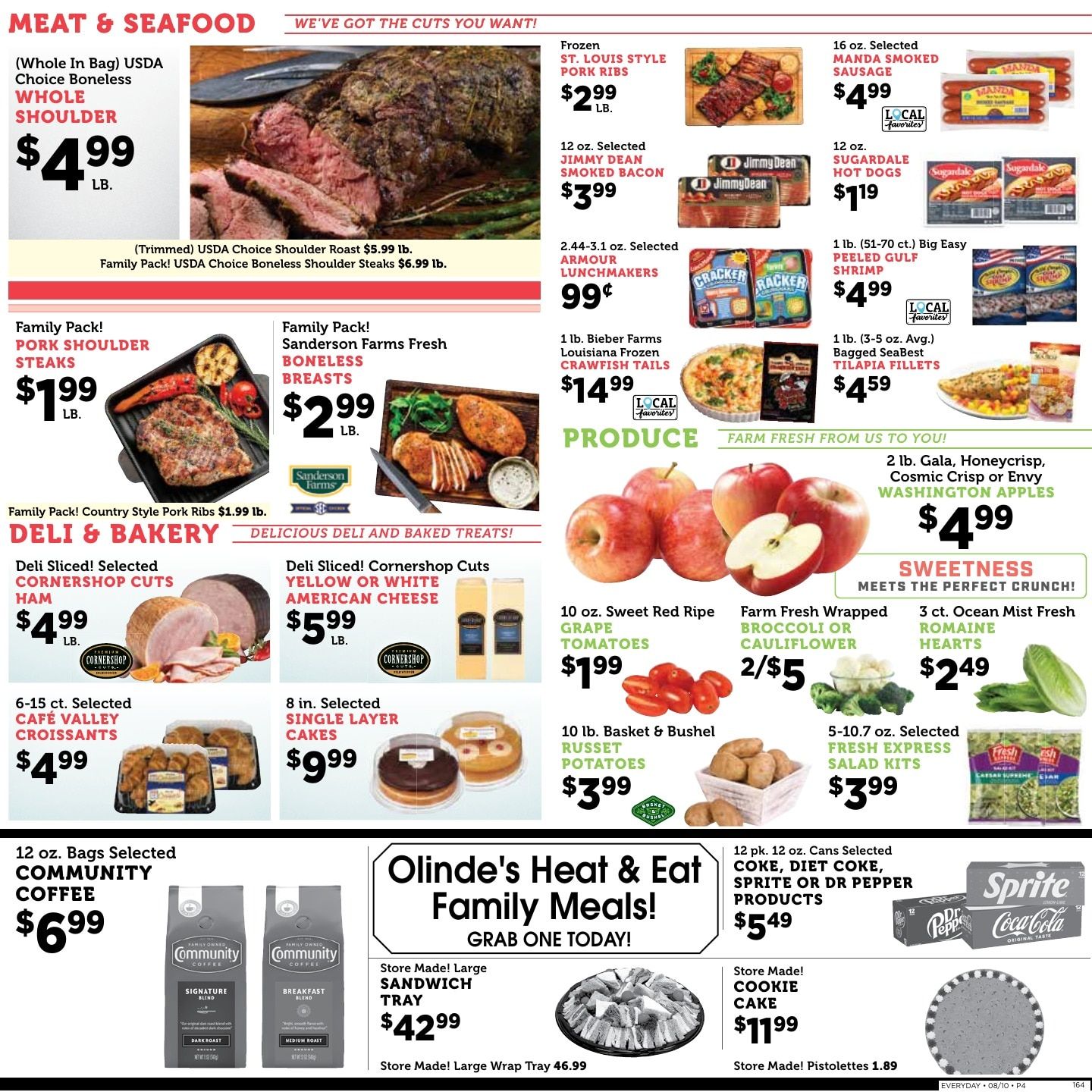 Olinde's Grocery Weekly Ad August 11 - 16, 2026