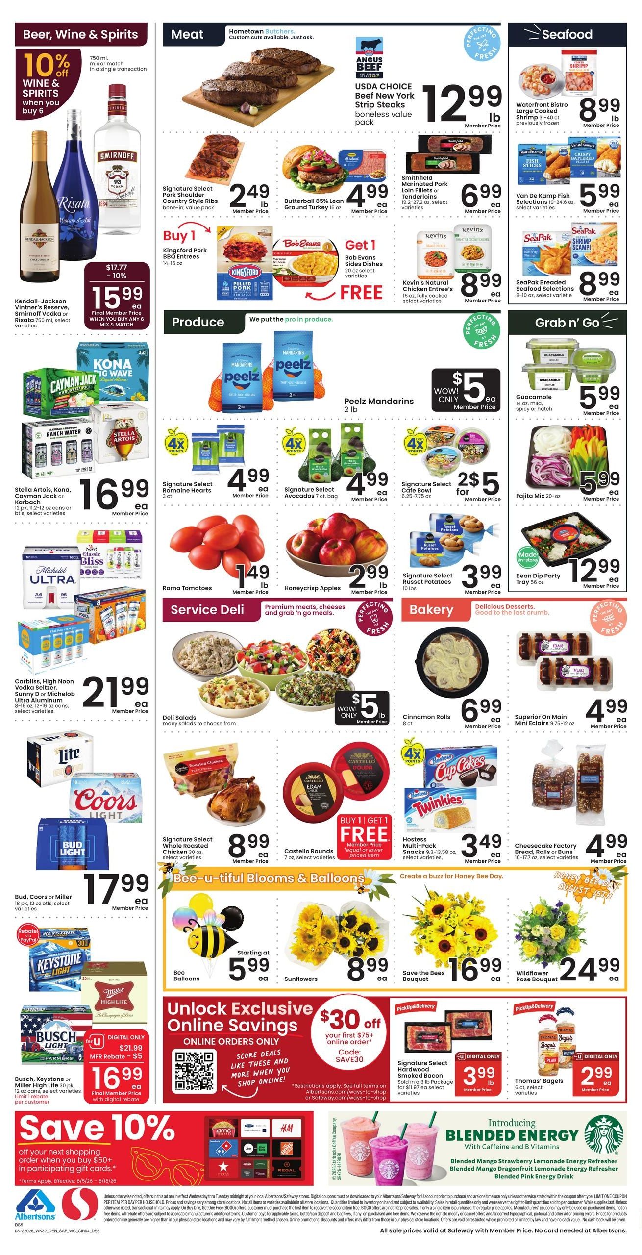 Safeway (Rapid City Area, SD) Weekly Ad August 12 - 18, 2026
