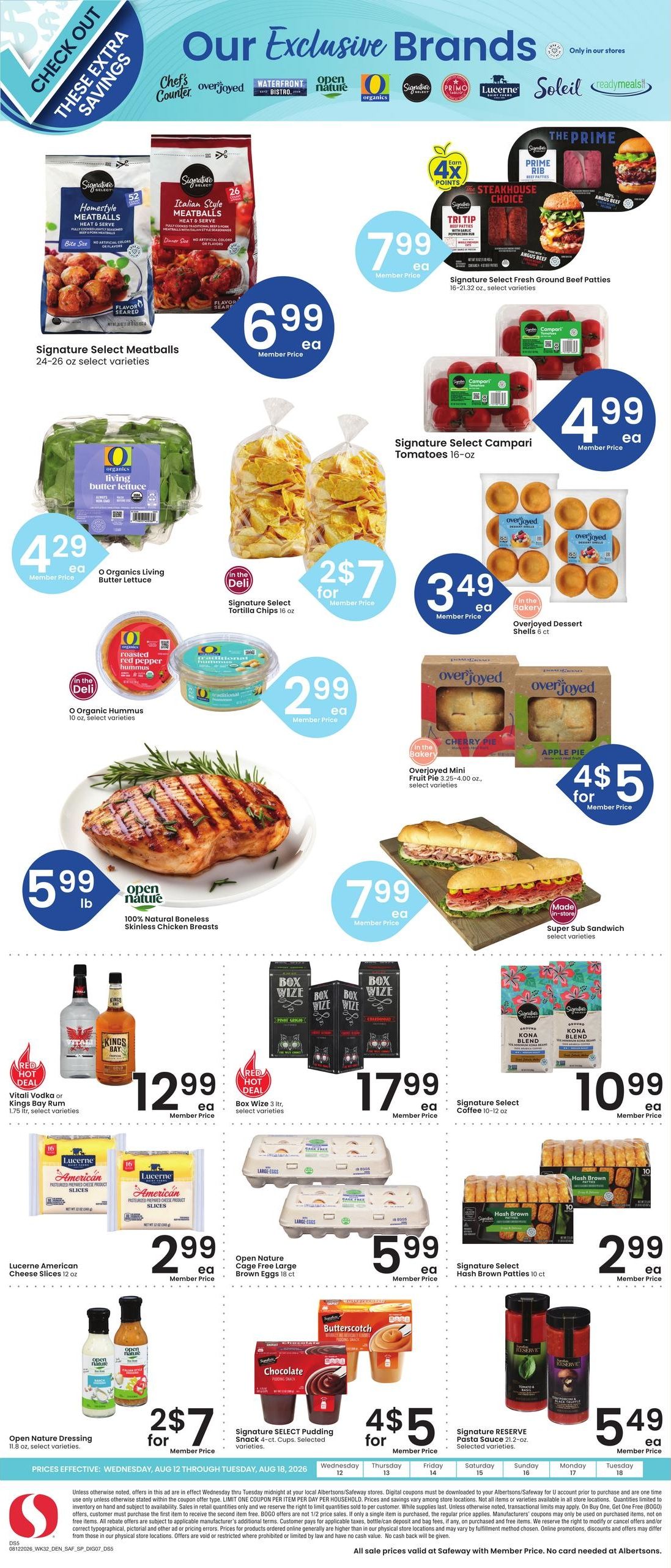 Safeway (Rapid City Area, SD) Weekly Ad August 12 - 18, 2026