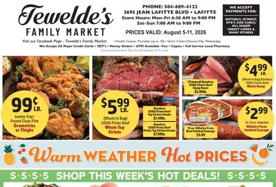 Tewelde's Family Market Weekly Ad August 5 - 11, 2026