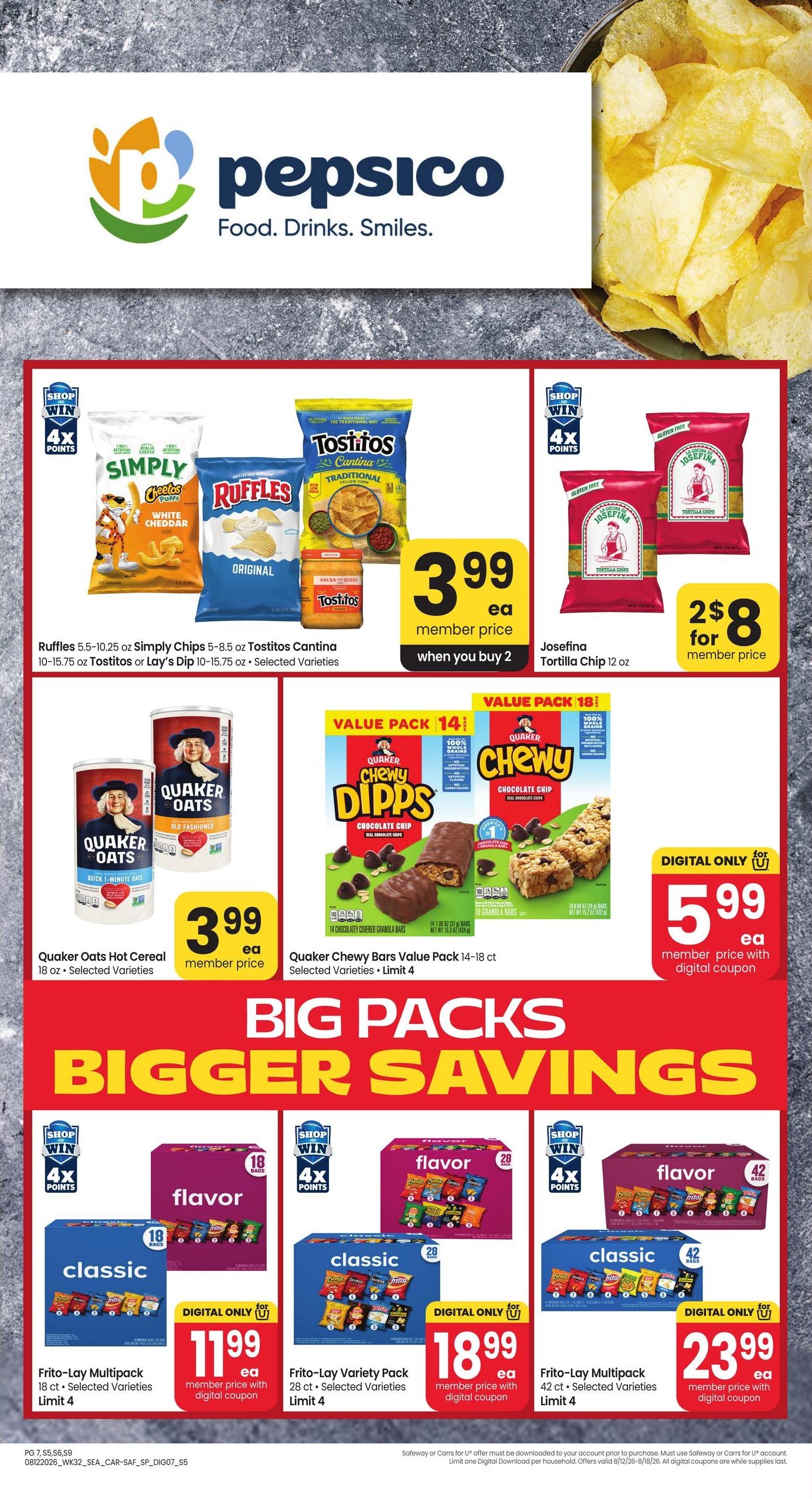 Carrs (Anchorage–Wasilla Area, AK) Weekly Ad August 12 - 18, 2026