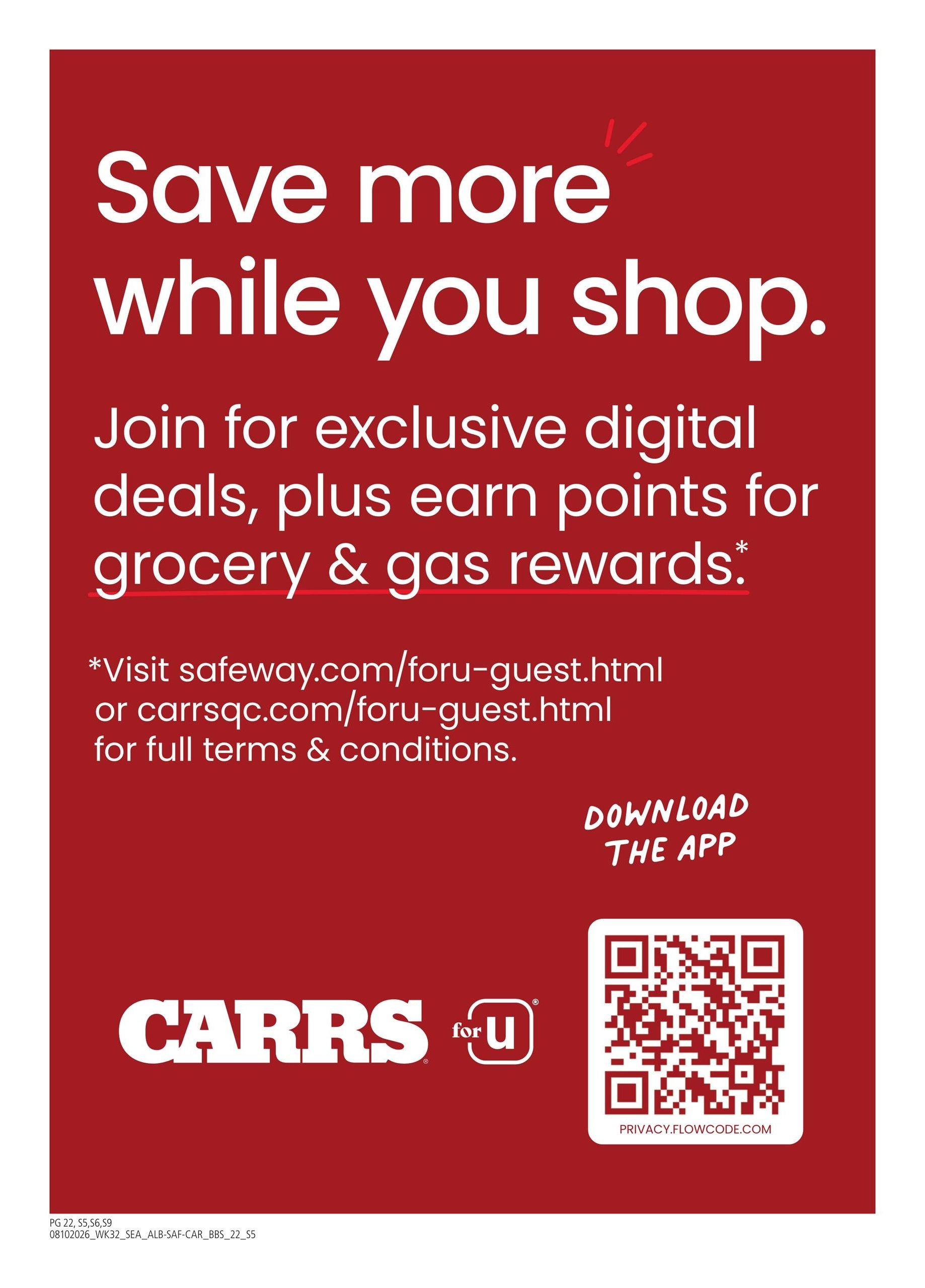 Carrs Big Book of Savings Weekly Ad August 10 - September 7, 2026