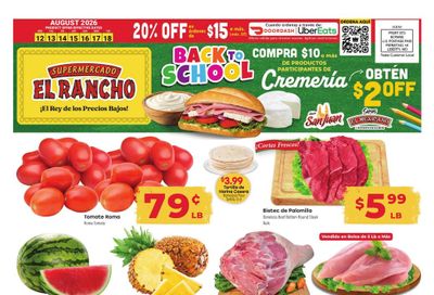 El Rancho Supermercado (McAllen–Edinburg Area, TX) Weekly Ad August 12 - 18, 2026